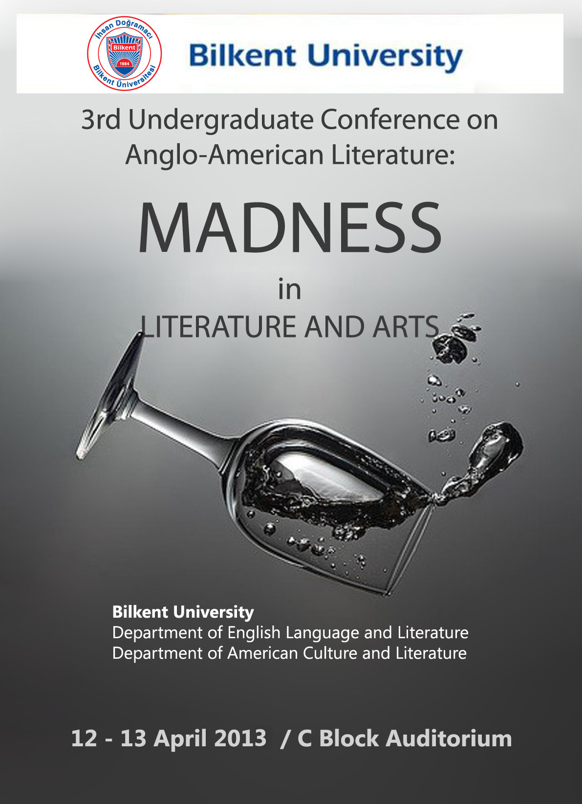 Undergraduate Conference on Anglo-American Literature:  “Madness in Literature and Arts”